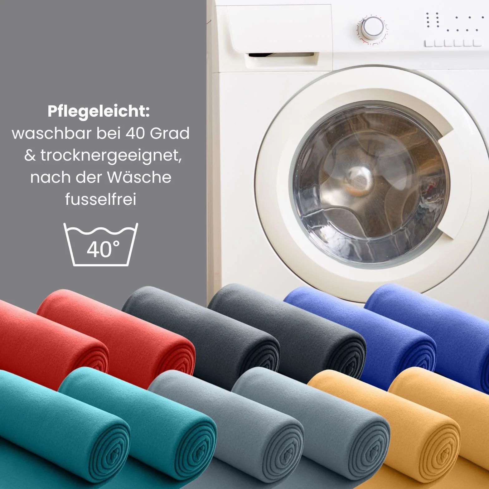 Set di 2 coperte in pile polare, OekoTex, 130 x 160 cm, circa 400 g di peso, con effetto anti-pelucchi e bordo rimagliato, colore: turchese/petrolio