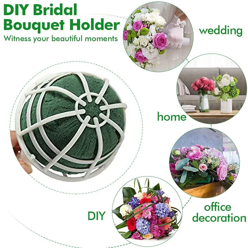 Confezione da 6 porta bouquet fai da te in schiuma per matrimoni, decorazioni floreali e artificiali