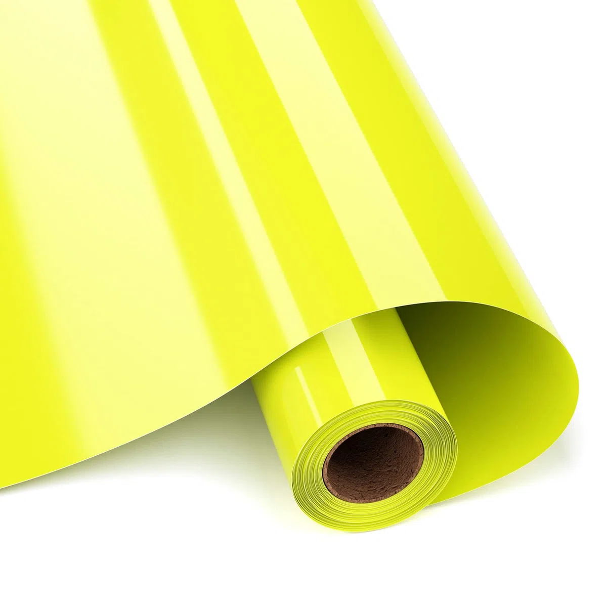 HKC HTV Vinile Termoadesivo per Tessuti, 12" * 8ft, Termoadesivo Vinile per Abbigliamento fai-da-te e Altri Tessuti, Pellicola per plotter in tessuto (Giallo chiaro)