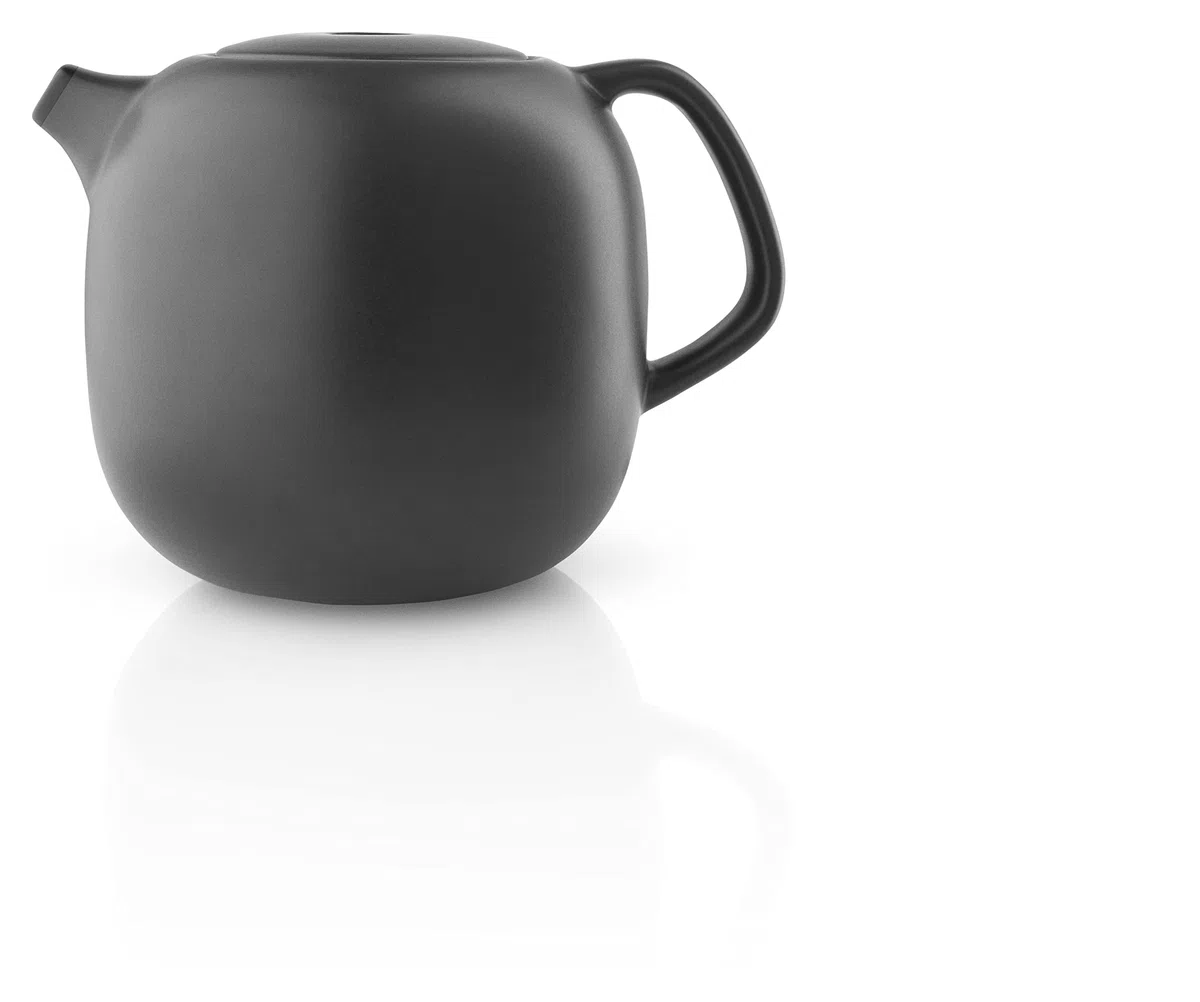 EVA SOLO | Teiera da cucina nordica 1L | Senza gocciolamento | Lavabile in lavastoviglie | Gres Nero | Design e funzionalità danesi | Strumenti Gadget e accessori da cucina