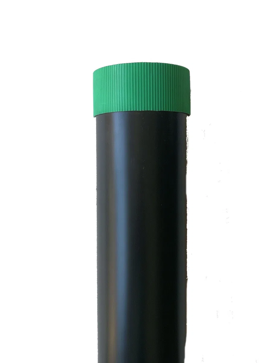 Tubo portadisegni in plastica, lunghezza 40 cm, diam. 8 cm