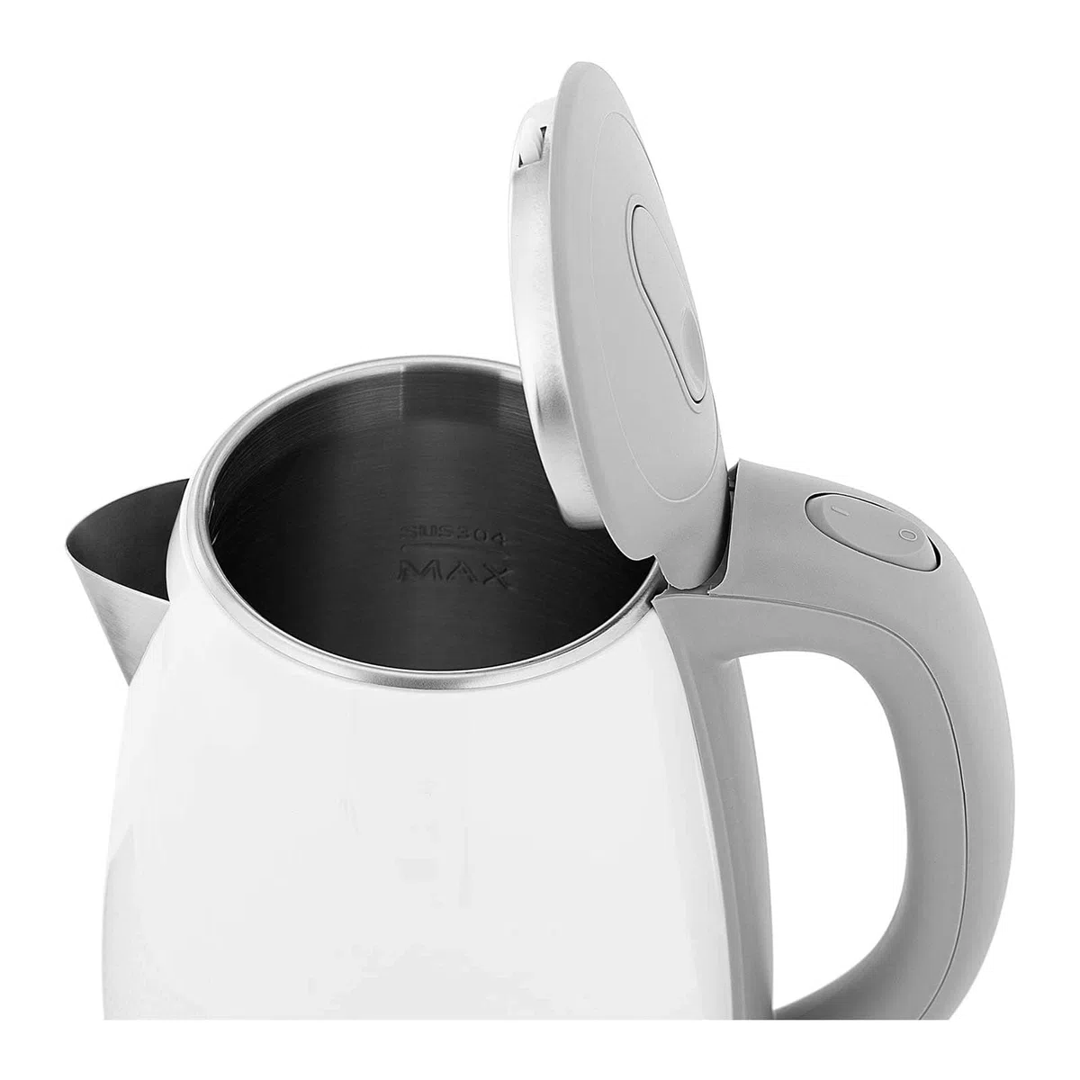 Royal Catering RC-HKS02 - Bollitore professionale per hotel, bianco, 1,2 L, 1800 W, con stazione per caffè o tè, bollitore elettrico