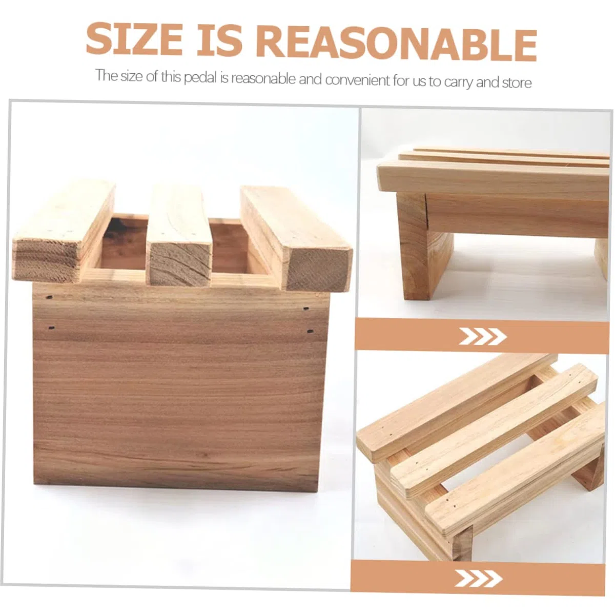 Generico sgabello basso in legno sgabello seduto base espositiva poggiapiedi per adulti pouf per banco resistente all'usura panca per di legno