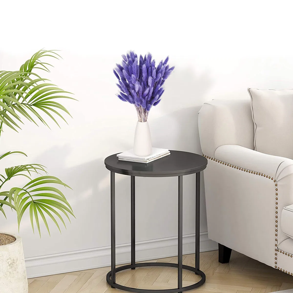 Pampas Decorative Fiori Secchi - 120 Pezzi Bouquet di Pampas Grass Essiccato 30CM Decorazione di Pampas Grass Naturale Fiori Secchi Decorativi per Vaso Matrimoni Feste Decorazioni Boho (Viola)
