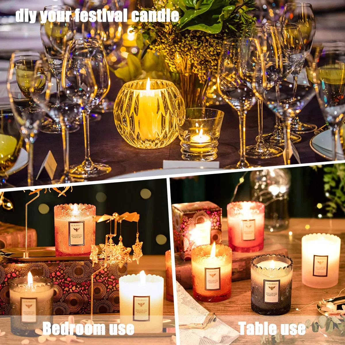 Stoppini per Candele, 220m Naturale Cotton Core Bianco Candele, Candele Stoppino, Stoppino in Cotone, Stoppino di Senza Fumo per Fabbricazione di Candele Candela Fai da Te Candele Accessori