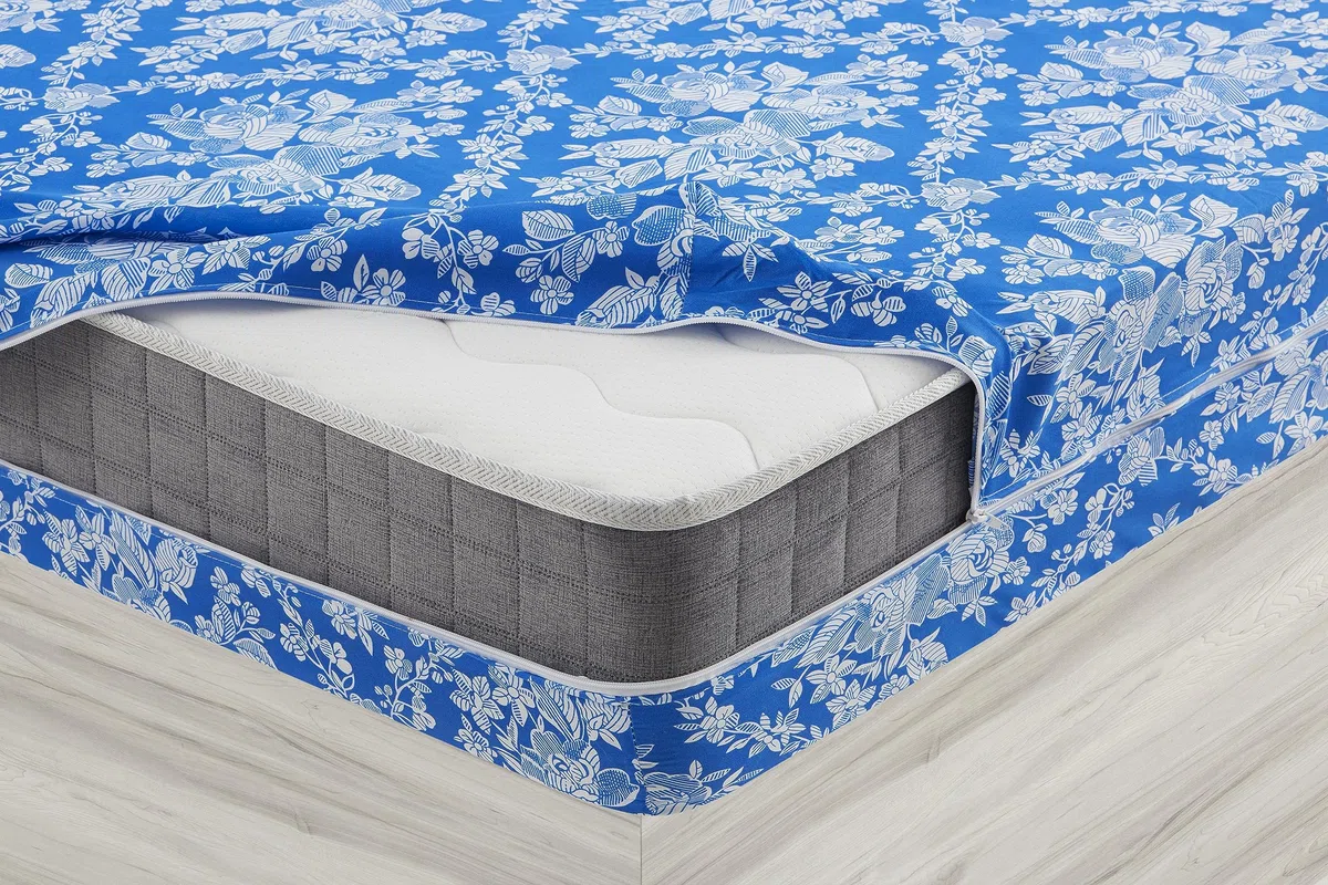 Degrees Home - Alba - Coprimaterasso - Coprimaterasso 80 cm - Coprimaterasso con Cerniera - Coprimaterasso Antiacaro - 100% Poliestere - Lavabile - Materasso 80 cm