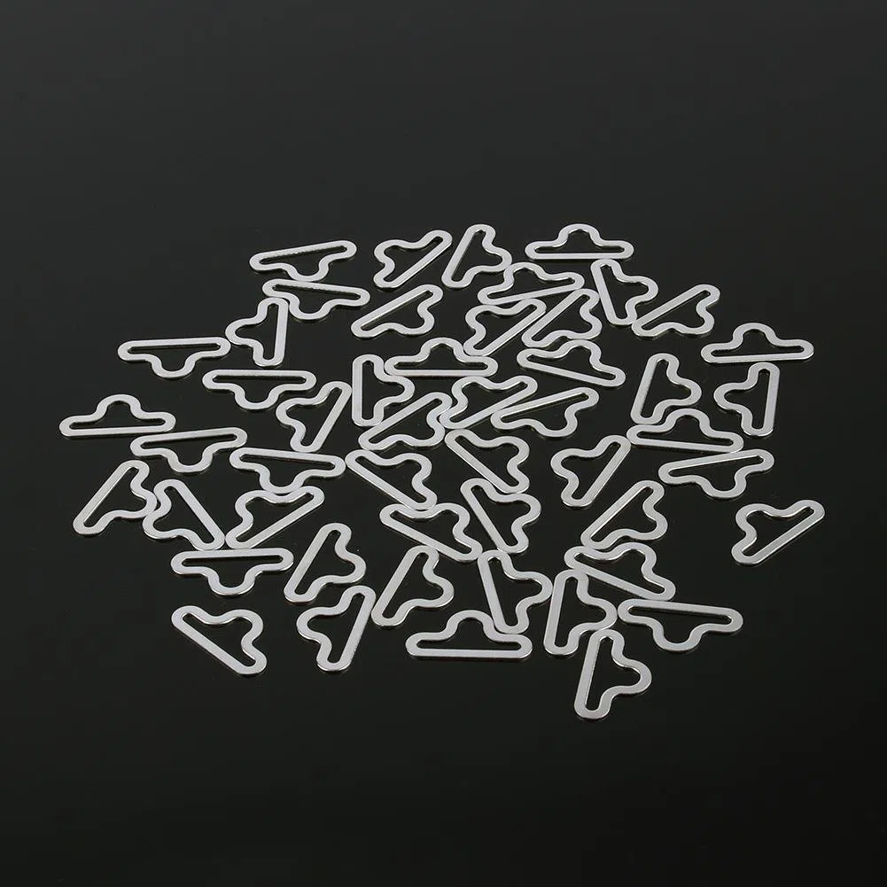 Cravat Hardware Clip, Papillon Regolabile in Metallo, Set di Clip Hardware per Cravatta, 50 set papillon regolabile in metallo hardware cravatta con gancio per cravatta per Cravatta Cinghia, Papillon