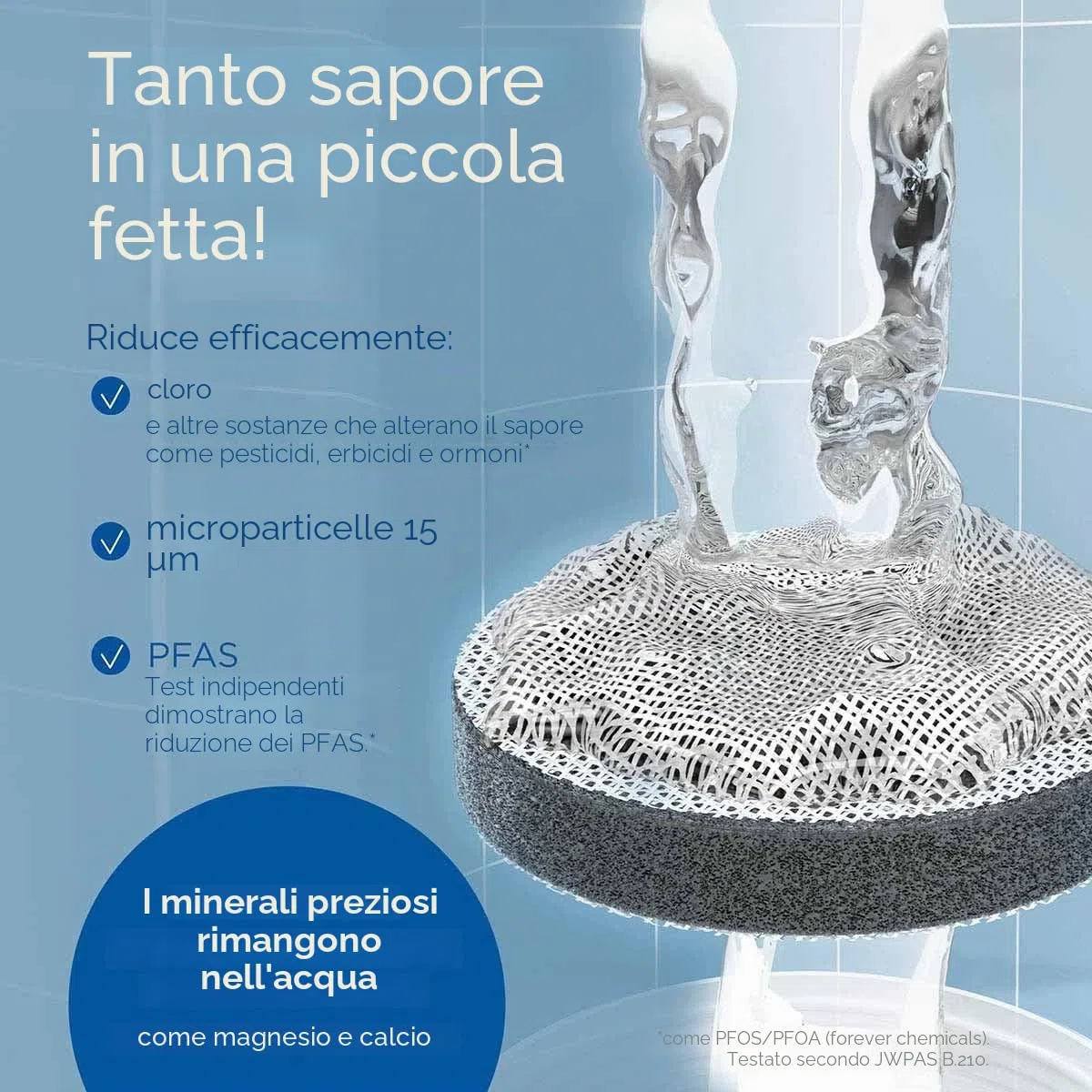 BRITA Borraccia Filtrante Vital verde (600 ml) incl. 2xfiltri MicroDisc – riduce cloro, impurità organiche, PFAS, ormoni e pesticidi e preserva i minerali essenziali