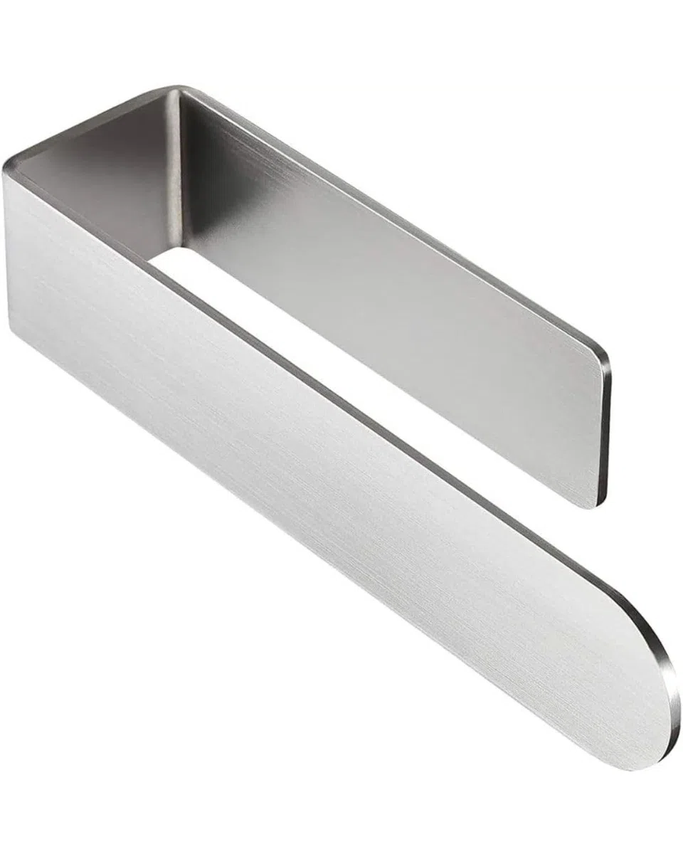 Porta Asciugamani Bagno - Acciaio Inossidabile - Adesivo Forte 3M - Nessuna Perforazione - Facile da Installare - Supporta Fino a 5 kg - Lunghezza 23 cm
