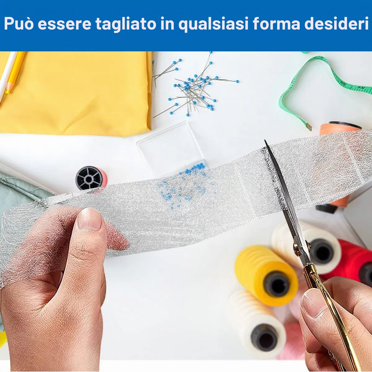 Nastro Termoadesivo per Orlo 70 Iarde Orlo Svelto Termoadesivo Forte Resistente al Lavaggio Senza Cuciture per Tessuti Abbigliamento Tende Orli di Jeans Pantaloni e Vestiti (4 cm di Larghezza)