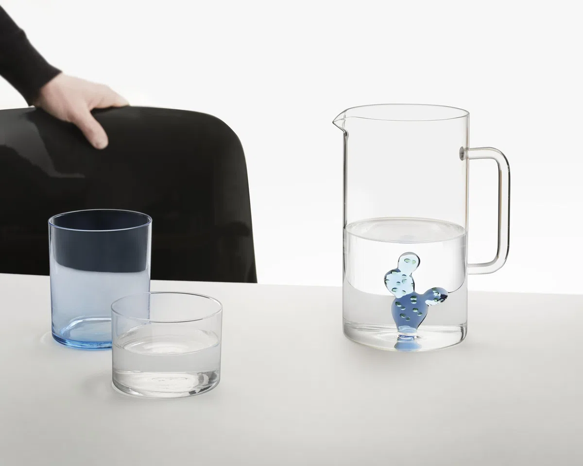 Ichendorf Mediterraneo Caraffa cactus blu