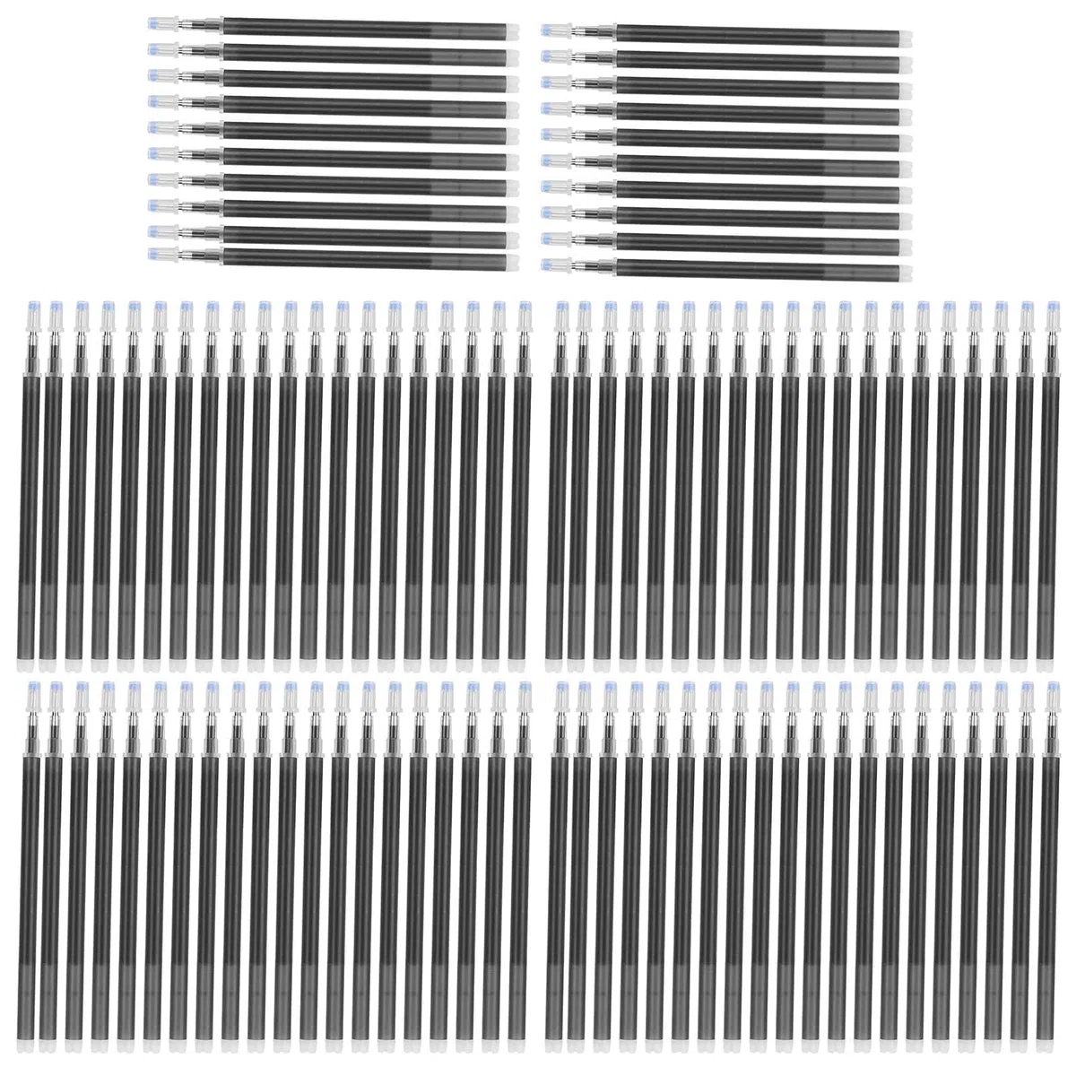 100pcs Penne cancellabili a caldo Ricarica Penne per marcatura di stoffa Penne cancellabili per marcatura di stoffa Penna a scomparsa automatica Quilting Sartoria(black)
