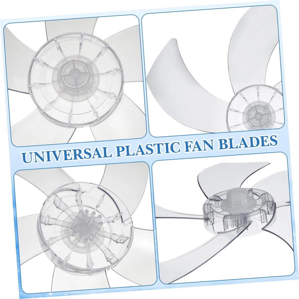 Ciieeo Lame Ricambio per Ventilatori da Pavimento Palette per Ventilatori Piantana Trasparente Materiale As e Resistente Facil Installare e Compatibile