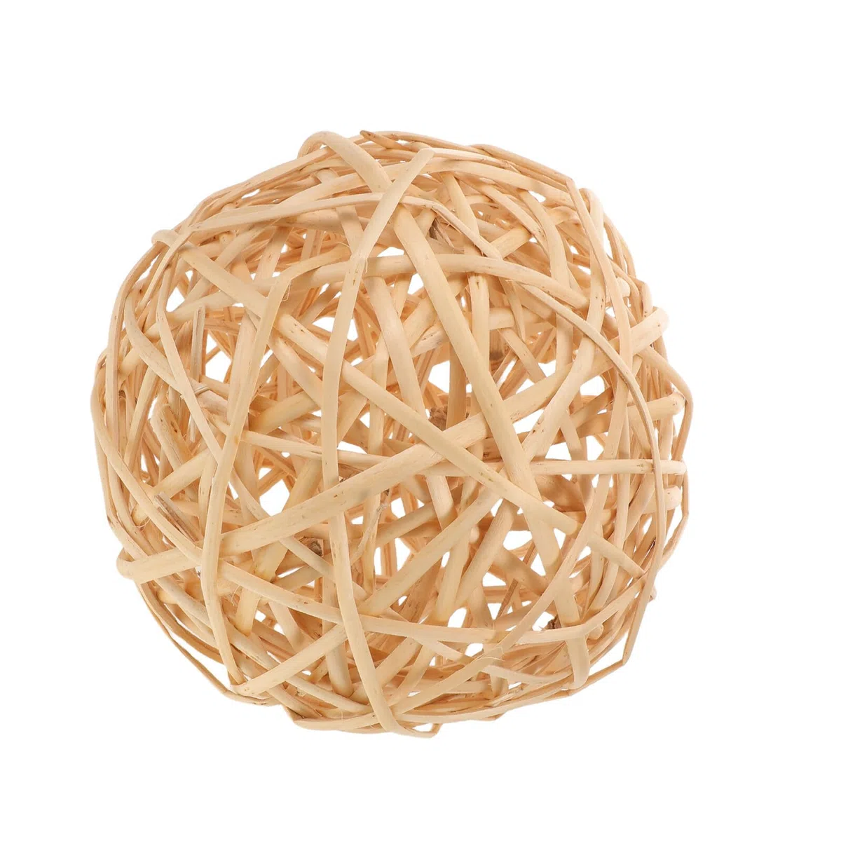 Palline di Rattan Decorative da 20 Cm, Sfera Intrecciata a Mano Facile da Appendere, Decorazione Boho Naturale per Soggiorno e Ambienti Quotidiani