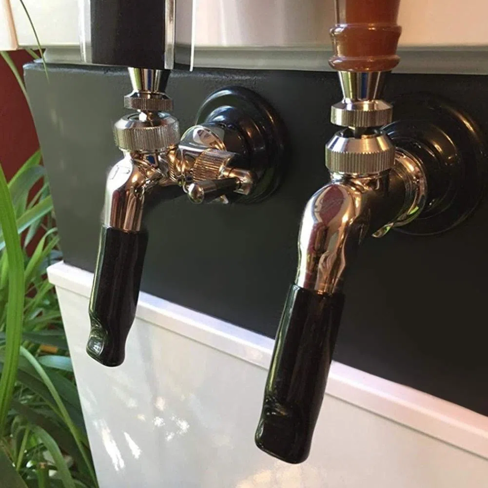 Regun Tappo per rubinetto da birra, 10 pezzi versano i cappucci della copertura del beccuccio della polvere dei versatori del liquore, accessorio rubinetto birra, per la casa e bar