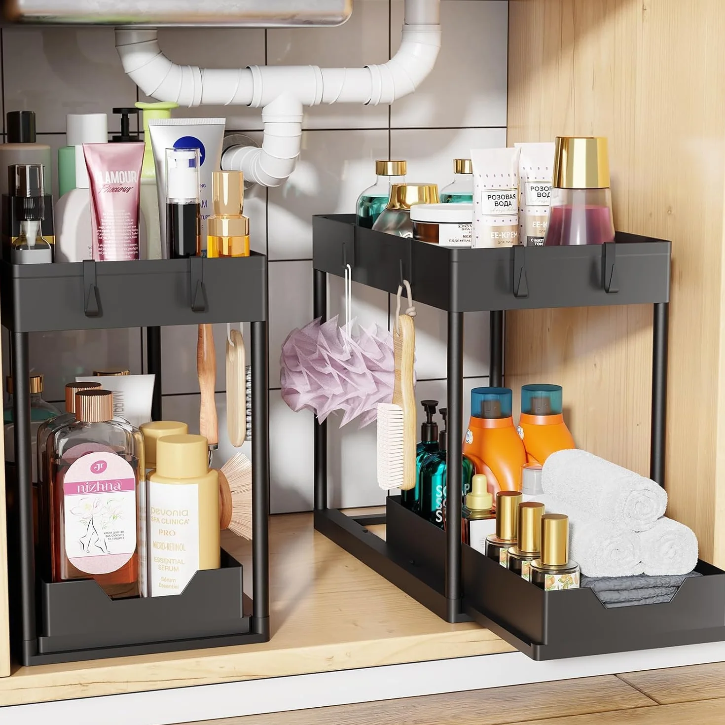 Frilla Organizer Sottolavello Cucina a 2 Livelli | SINKNOVA