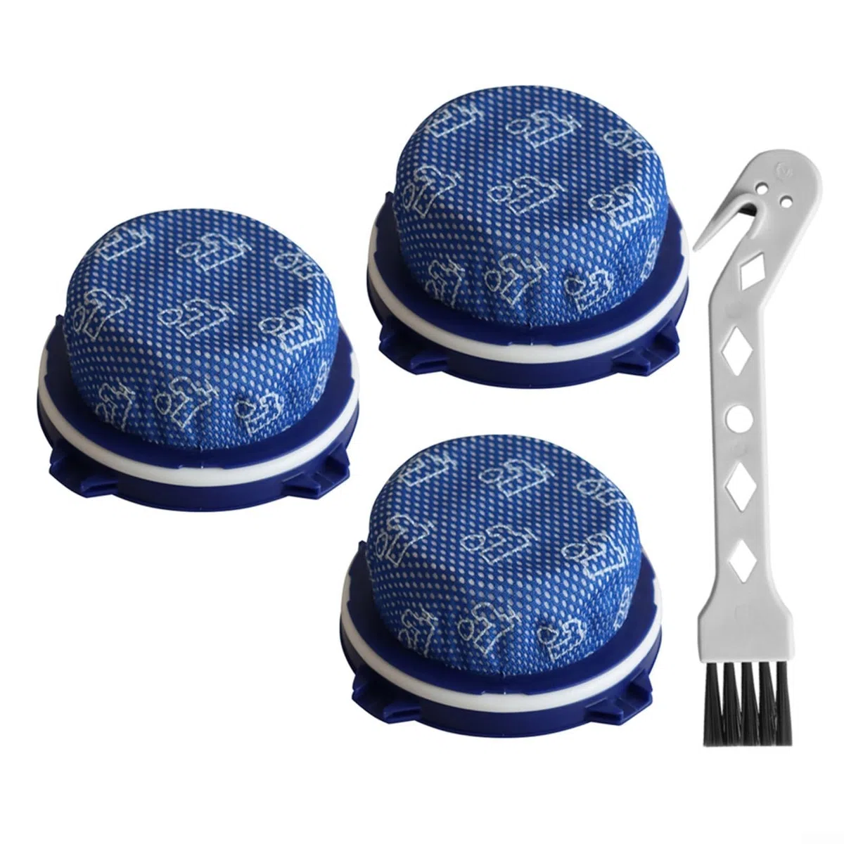 3 filtri di ricambio con spazzola di pulizia, per aspirapolvere per Jet 75 Jet 90 Jet 70 Jet 75+ Jet 60 Jet 70+ VS9000RL accessori filtro