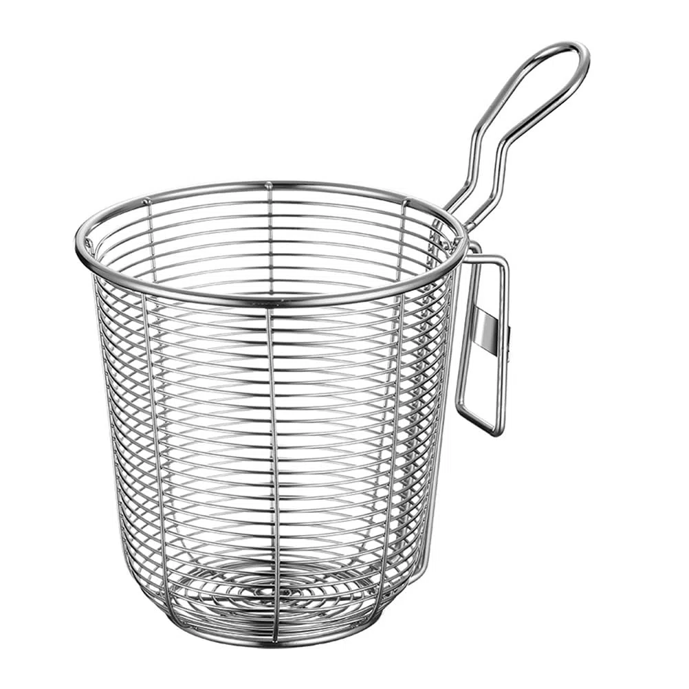 DOITOOL Colino Da Cucina in Acciaio Inox 304 Resistente Al Calore Cucchiaio Filtrante Per Pasta E Zuppe Scolapasta Per Pentola Con Gancio Utensile Per Cottura E Cottura Di Noodle 3.9X3.9X2.8 Pollici