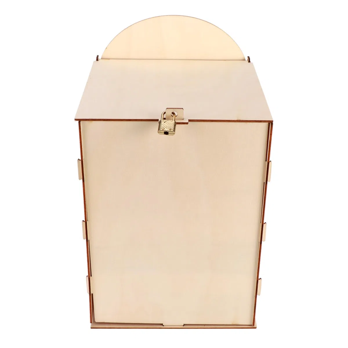 Ragyzity Cassetta postale rustica in legno per matrimonio, scatola porta carte per lettere e regali, cassetta postale fai da te con fessura per buste, eleganti decorazioni per ricevimenti