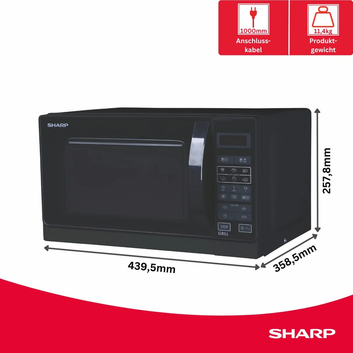 SHARP; Microonde R642BKW