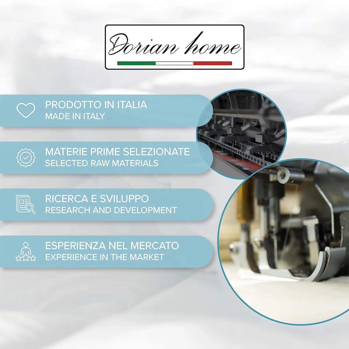 Dorian Home - Trapuntino Leggero Matrimoniale 260x270 100% Puro Cotone Morbido Certificato Traspirante, Copriletto Estivo e Autunnale Trapuntato Ideale 4 Stagioni, Trapunta Primaverile Mezza Stagione