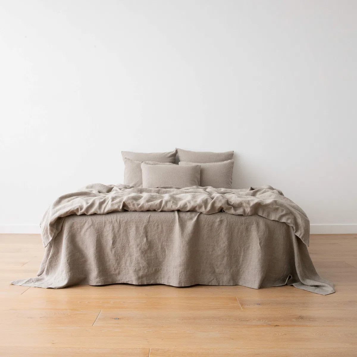 LinenMe Federa in Lino – 2 pezzi - 50 x 80 cm in 100% puro lino lavato naturale – Biancheria da letto in lino traspirante, termoregolatore, ipoallergenico, morbido e resistente - Naturale