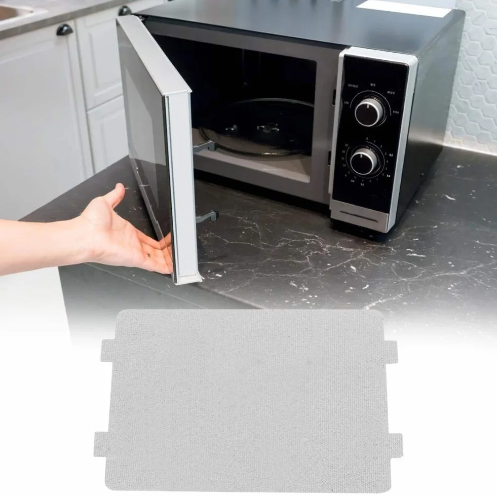 TOPINCN 10 Pezzi Coperchio Guida d'onda Forno a Microonde Foglio di Mica Ispessito Accessorio per Microonde 108x99mm