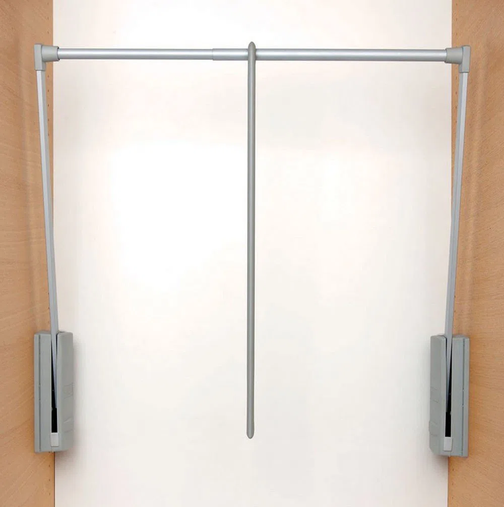 Appendiabito saliscendi Grigio per Armadio Originale cm 77-120