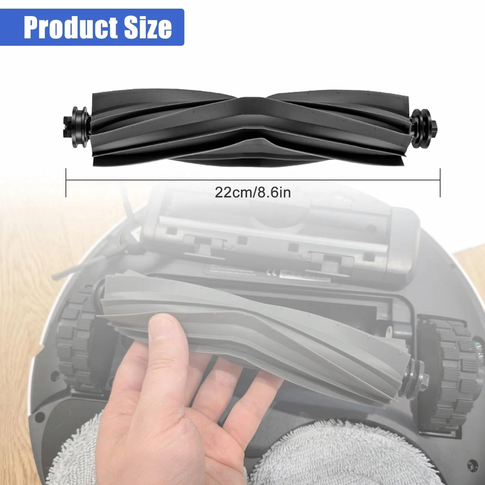 Spazzole a Rullo per Dreame L10s Ultra/L10s Pro Ultra Heat/L10s Ultra Gen 2/L10s Pro Gen 2/D10 Plus Gen 2/L10s Plus/L20 Ultra/L10 Prime/L10 Ultra /L40 Ultra/X40 Ultra/X40 Master/X30 Aspirapolvere