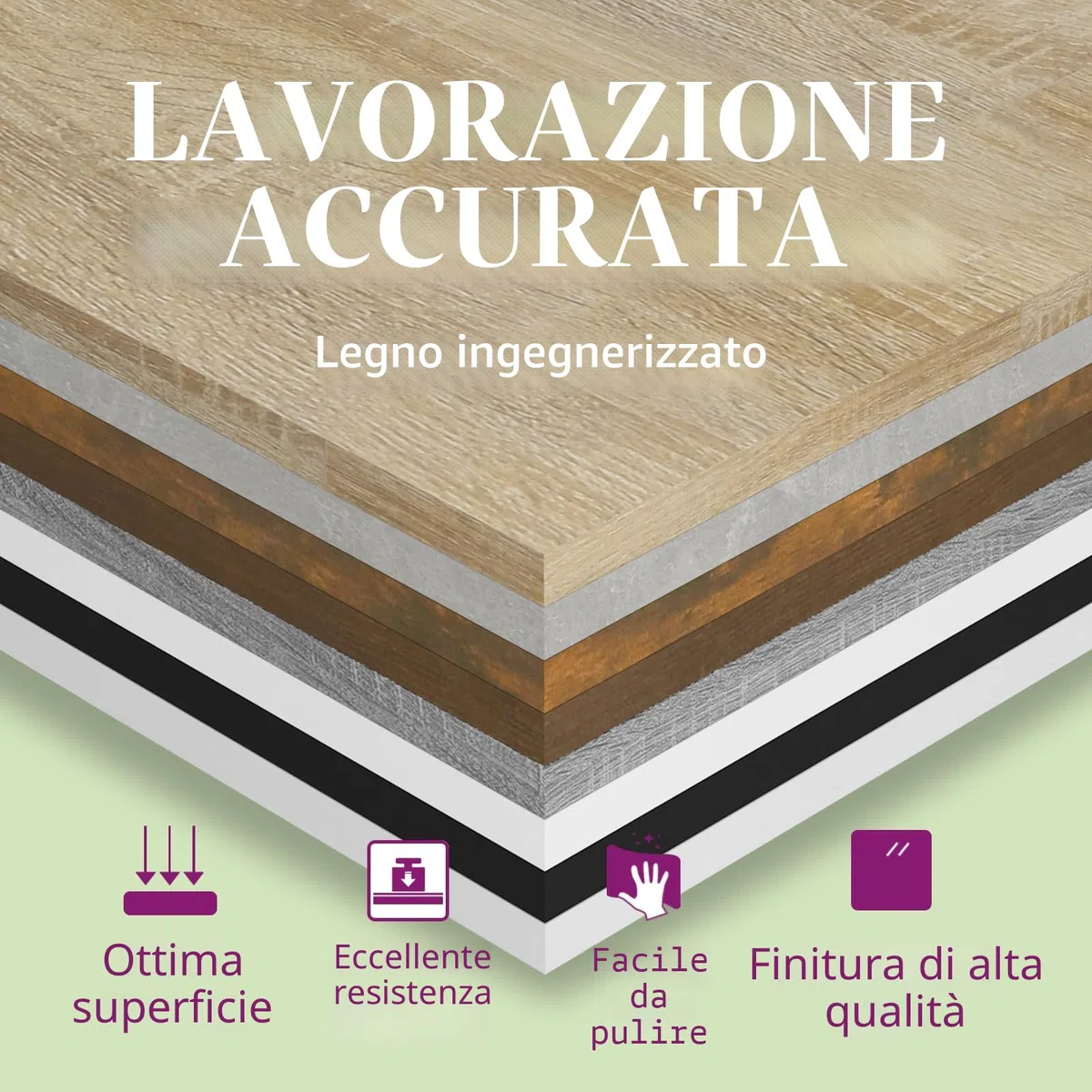 vidaXL Scrivania Grigio Cemento 90x45x76 cm in Truciolato