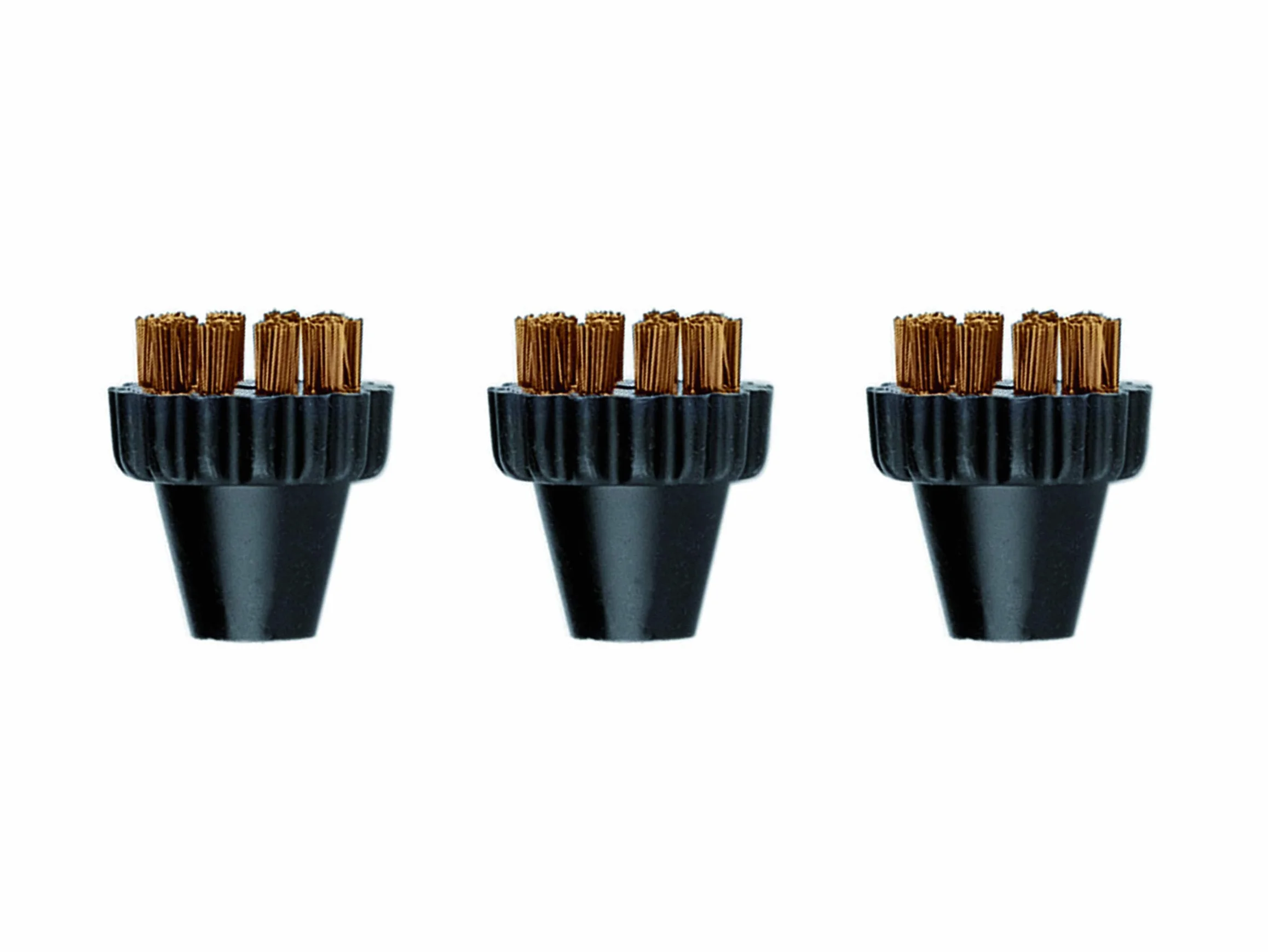 Polti PAEU0297 Kit 3 Spazzolini, Setole in Ottone