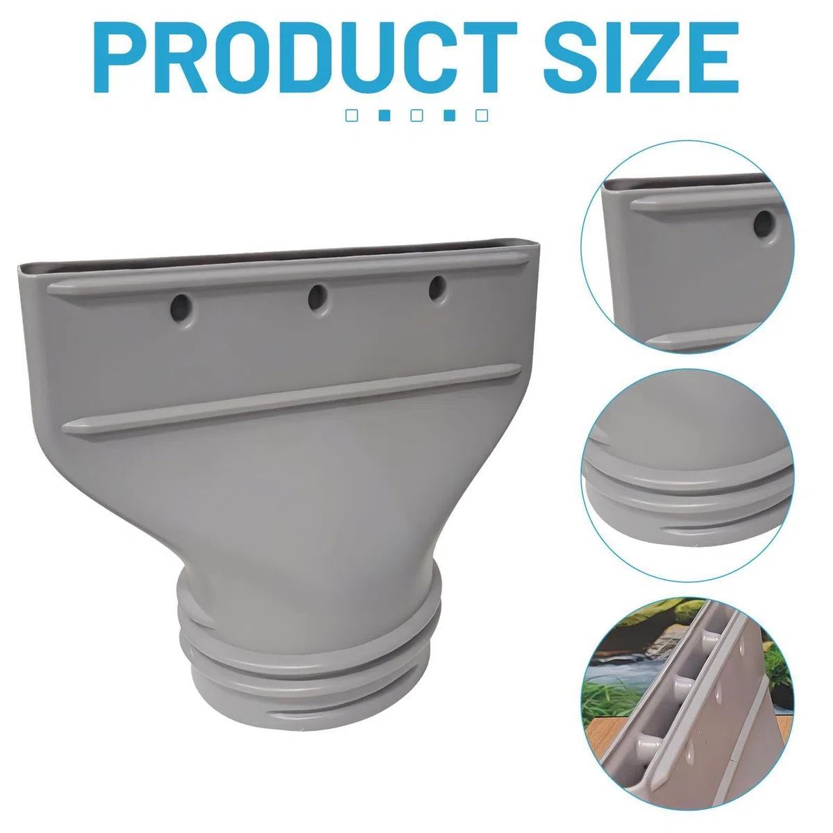 Adattatore Per Tubo Di Scarico Condizionatore Portatil, 130 Mm/150 Mm, Tubo Climatizzatore Portatile, Facile Da Installare, Compatibile Con Uscita Finestra Domestica