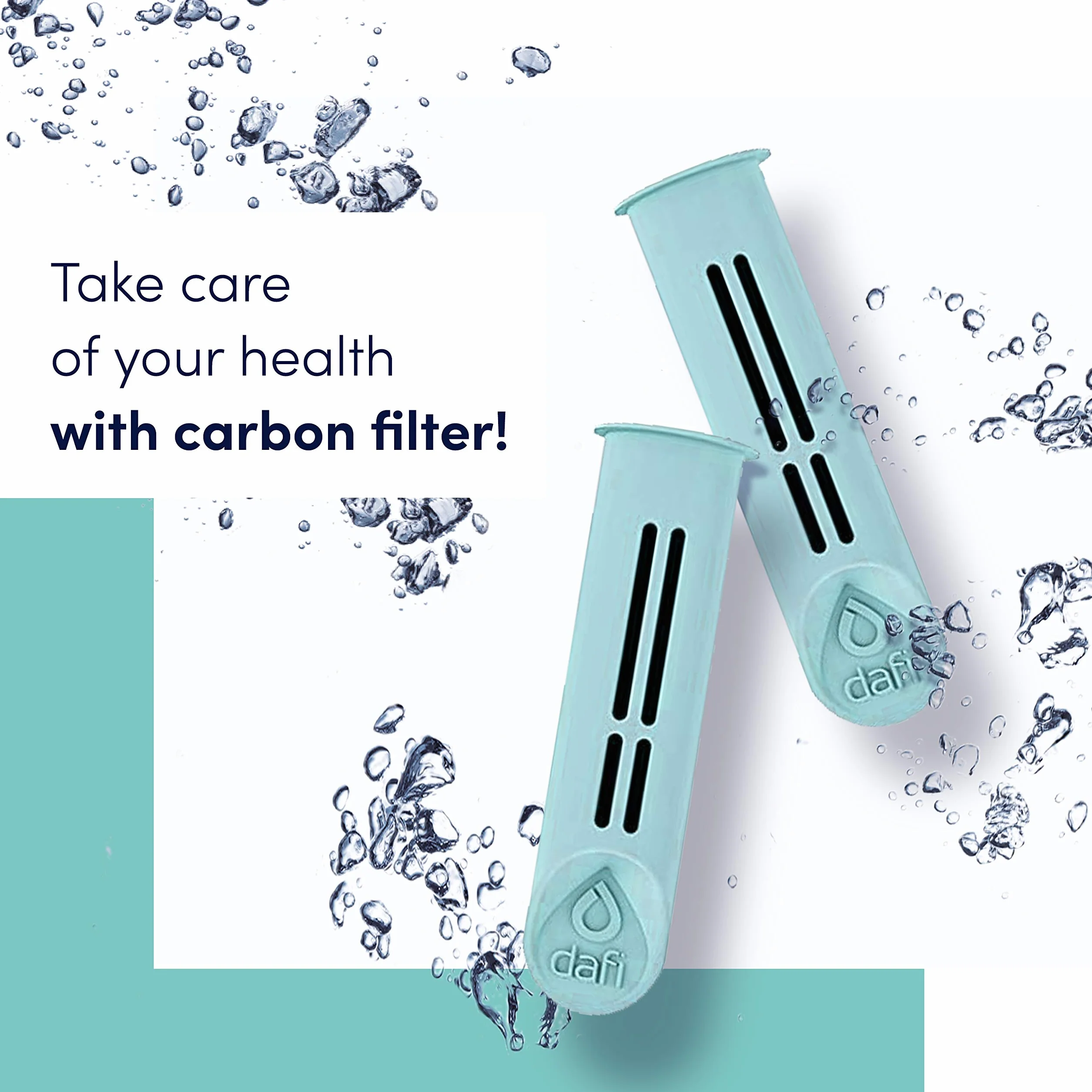 Dafi bottiglia d' acqua con filtro 24 FL oz – Enjoy Clean and Tasty Water Anywhere you go – ergonomico e innovativo borraccia realizzata con materiali senza BPA, (bambini piccoli/grandi), 24 fl oz.
