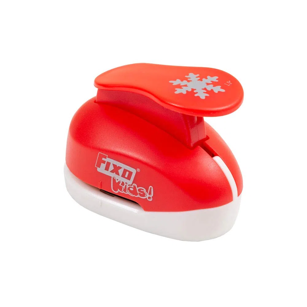 Fixo Kids 64551 - Perforatrice speciale in gomma EVA a forma di fiocco di neve, 3,8 cm.