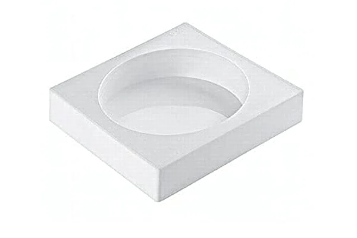 Stampo In Silicone Rotondo Bordi Dritti Alto 4 Cm, 16 x 4 CM