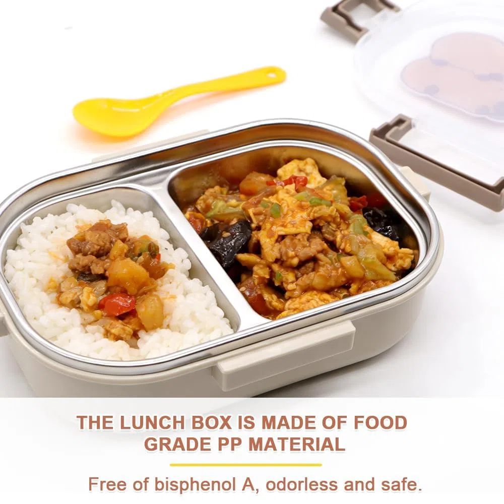 Capybara Scatole Bento, 750ml Capybara Porta Pranzo Lunch Box con Posate Schiscetta Pranzo con Scomparti Bento Box Studente Portapranzo Portatile per Picnic Scuola Uffici