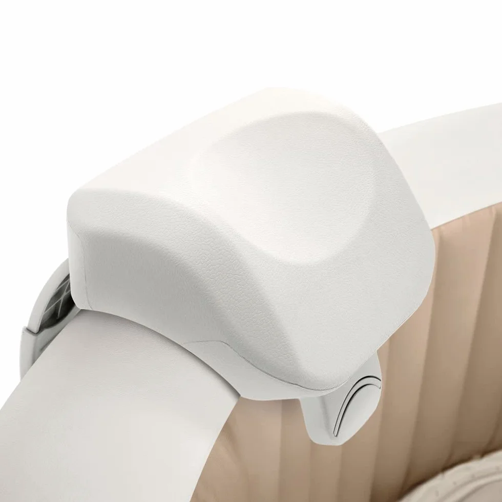 Intex 28505 - Poggiatesta per PureSpa, Schiuma, Beige, 28x23x17 cm