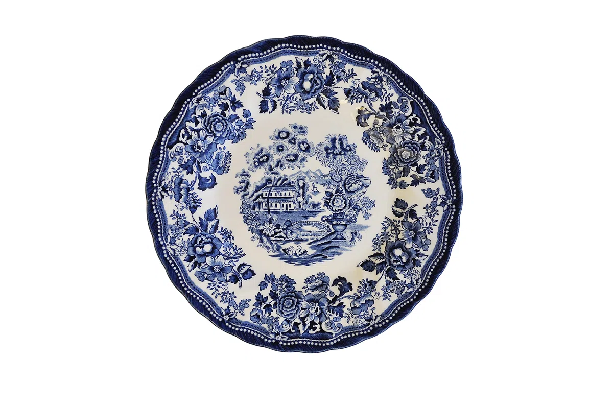 New Churchill Royal Wessex Tonquin Chelsea - Set di 4 piatti da insalata, 20,3 cm, prodotti in Inghilterra