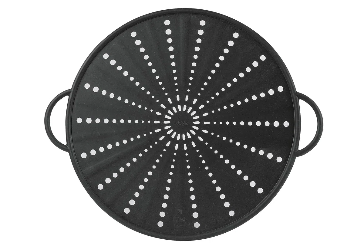 Emsa 514561 - Coperchio Smart Kitchen in silicone e acciaio inossidabile, 5 funzioni in 1, 31 cm, colore: antracite