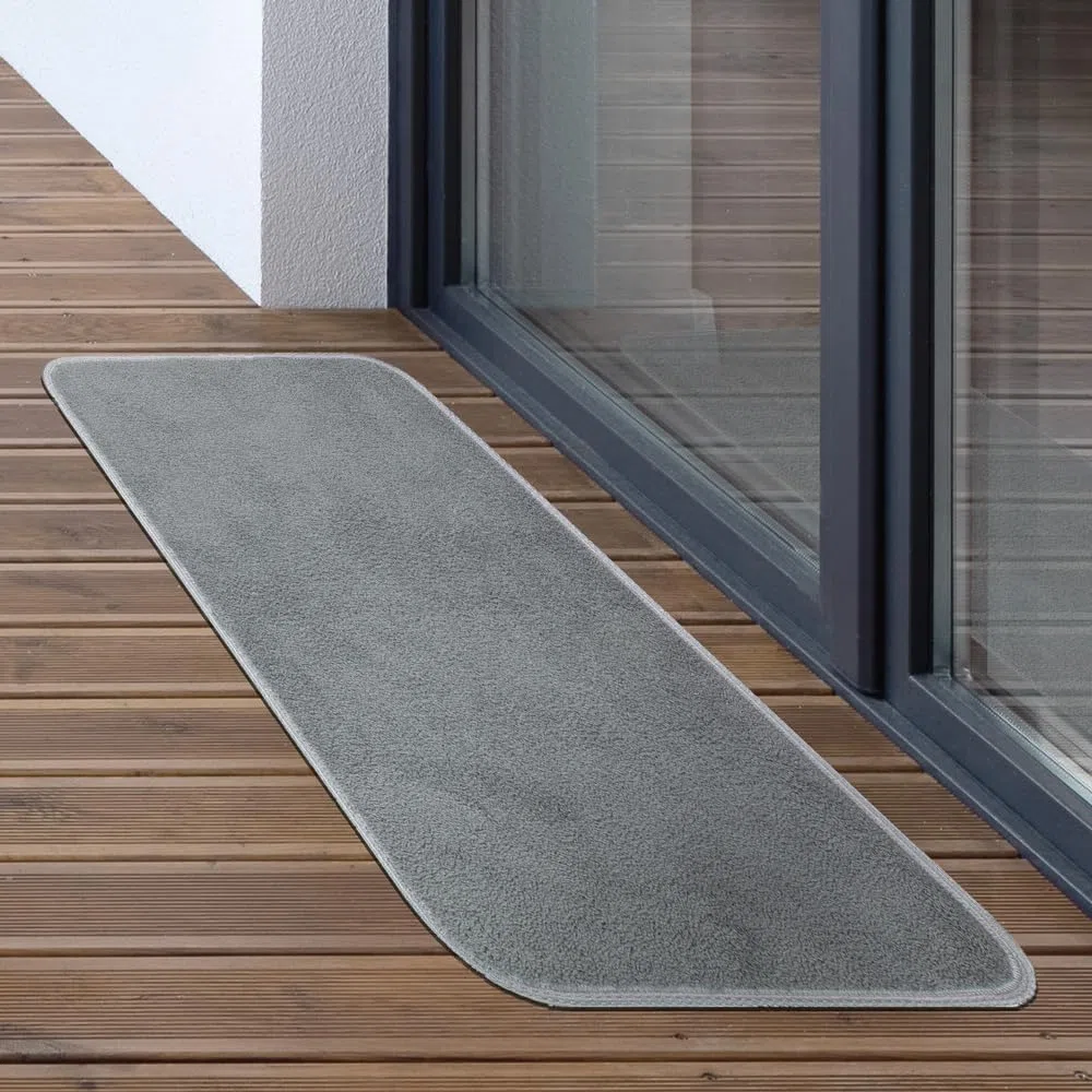 OLIVO.shop TEKNOS Tappeto magico assorbi acqua, Zerbino asciugapassi per interno, Tappeto ingresso casa, varie misure e colori (40x60 cm, GRIGIO)