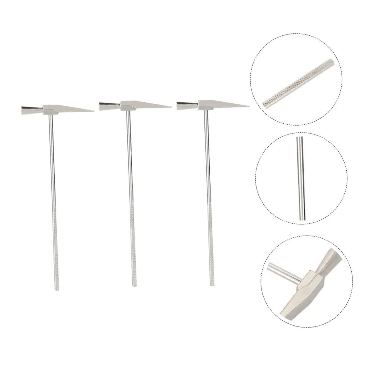 VICASKY Martello per Accordatura Kalimba 3 Pezzi Impugnatura Ergonomica, Accessori per Strumenti a Percussione Portatili, Leggero per Manutenzione e Regolazione Tasti Kalimba