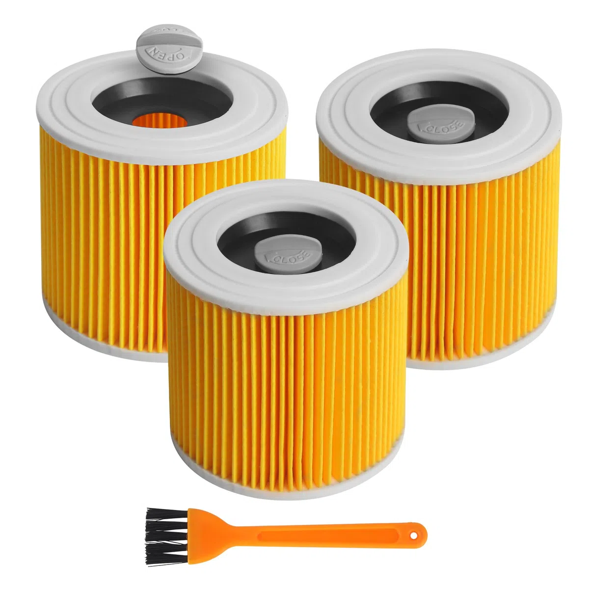 3 filtri aspirapolvere per Kärcher, adatti per Kärcher serie WD WD2 WD3 WD3P A2004 MV2 MV3, filtri di ricambio per aspirapolvere per Kärcher 6.414-552.0, 6.414-772.0, 6.414-547.0