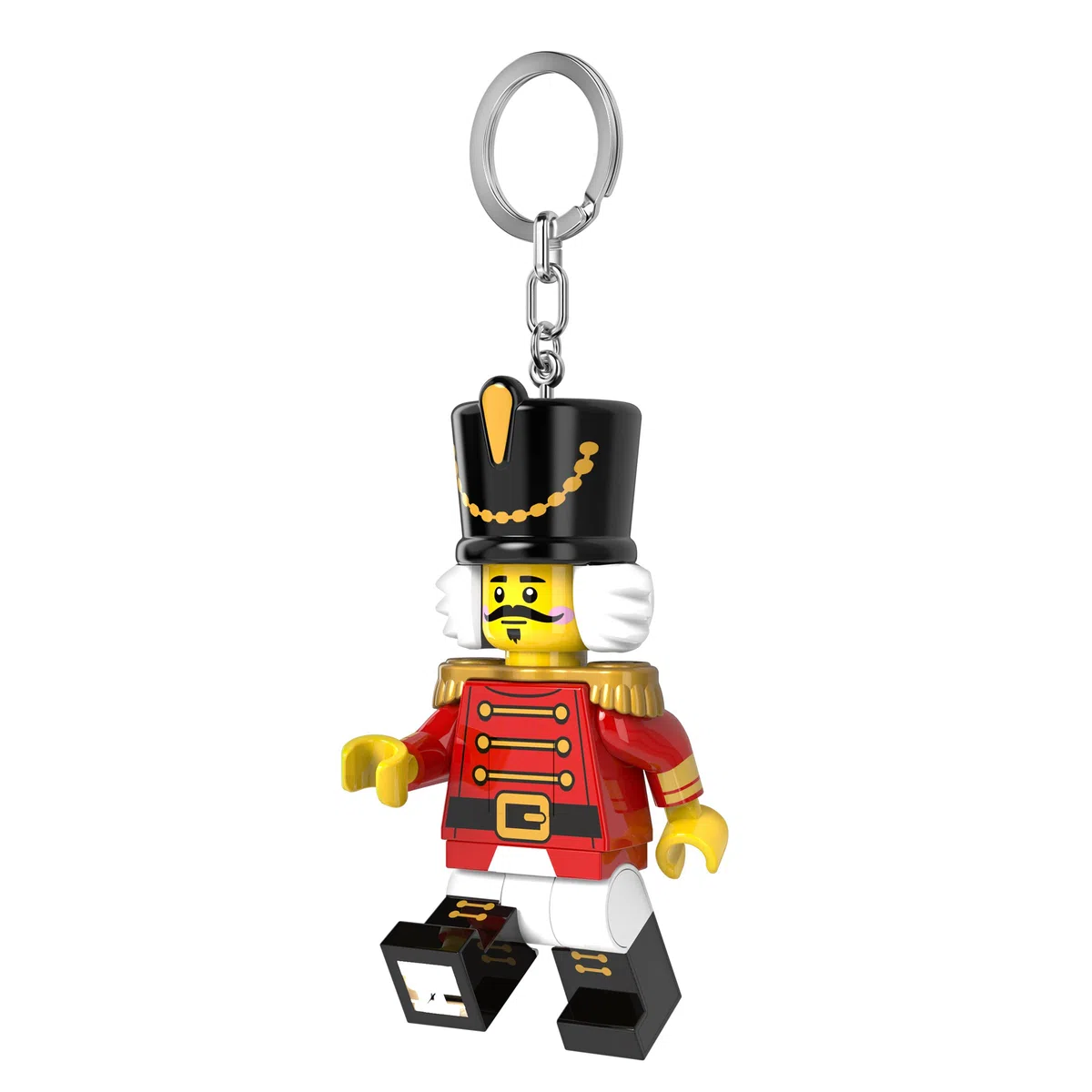 LEGO Iconico Portachiavi Torcia - Altezza 76 mm (KE184) - 2 batterie CR2025 incluse