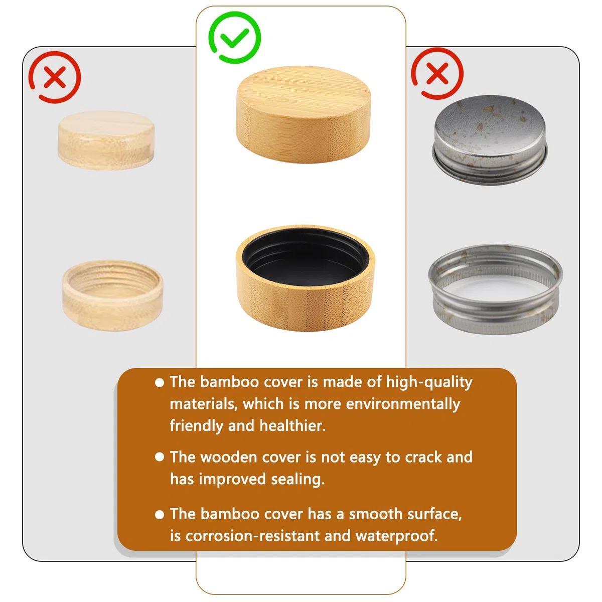 Girare Barattoli per Spezie, 12 Contenitori per Spezie Barattoli per Spezie da 120 ml con Coperchi in Bambù Barattoli per Spezie in Vetro con Setaccio Etichette Pennello Lmbuto (Quadrato)
