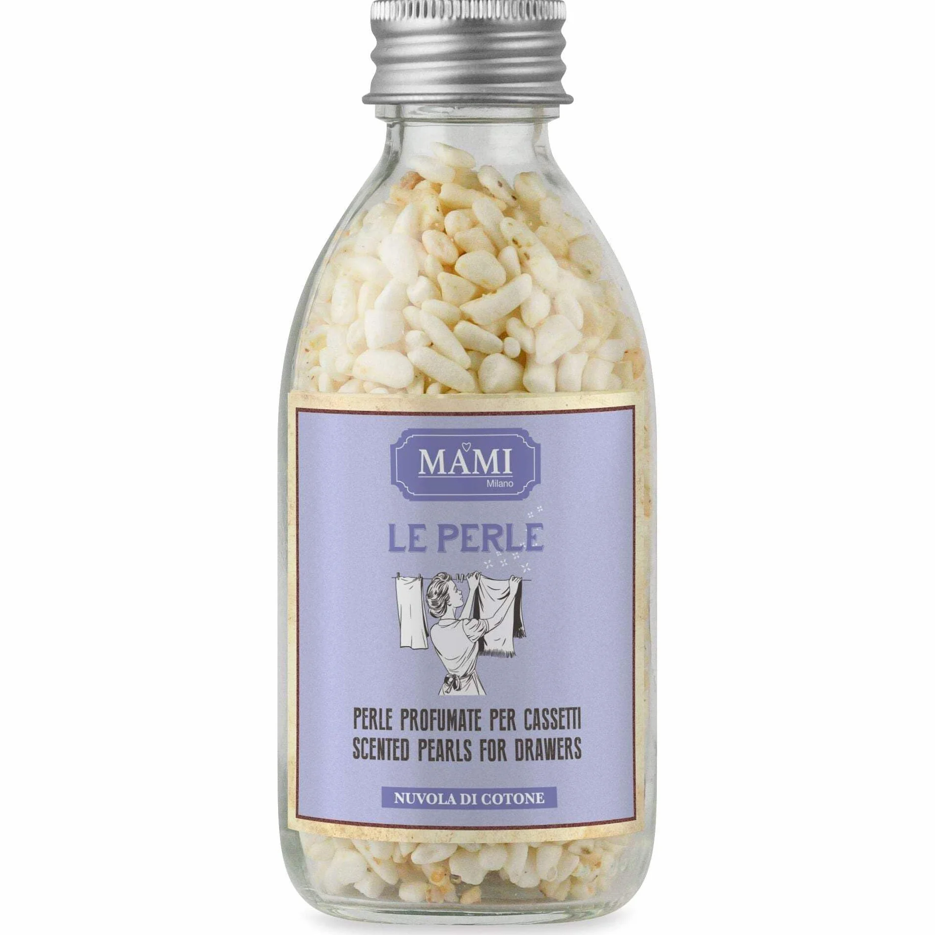 MAMI MILANO Liner per cassetti in cotone tinta unita natura fragranza