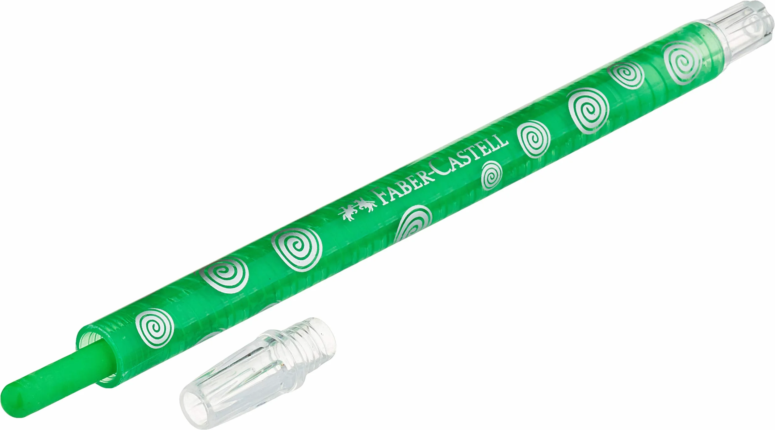FABER-CASTELL 120004 - Pastelli a cera, girevoli, 24 pastelli a cera per bambini e adulti