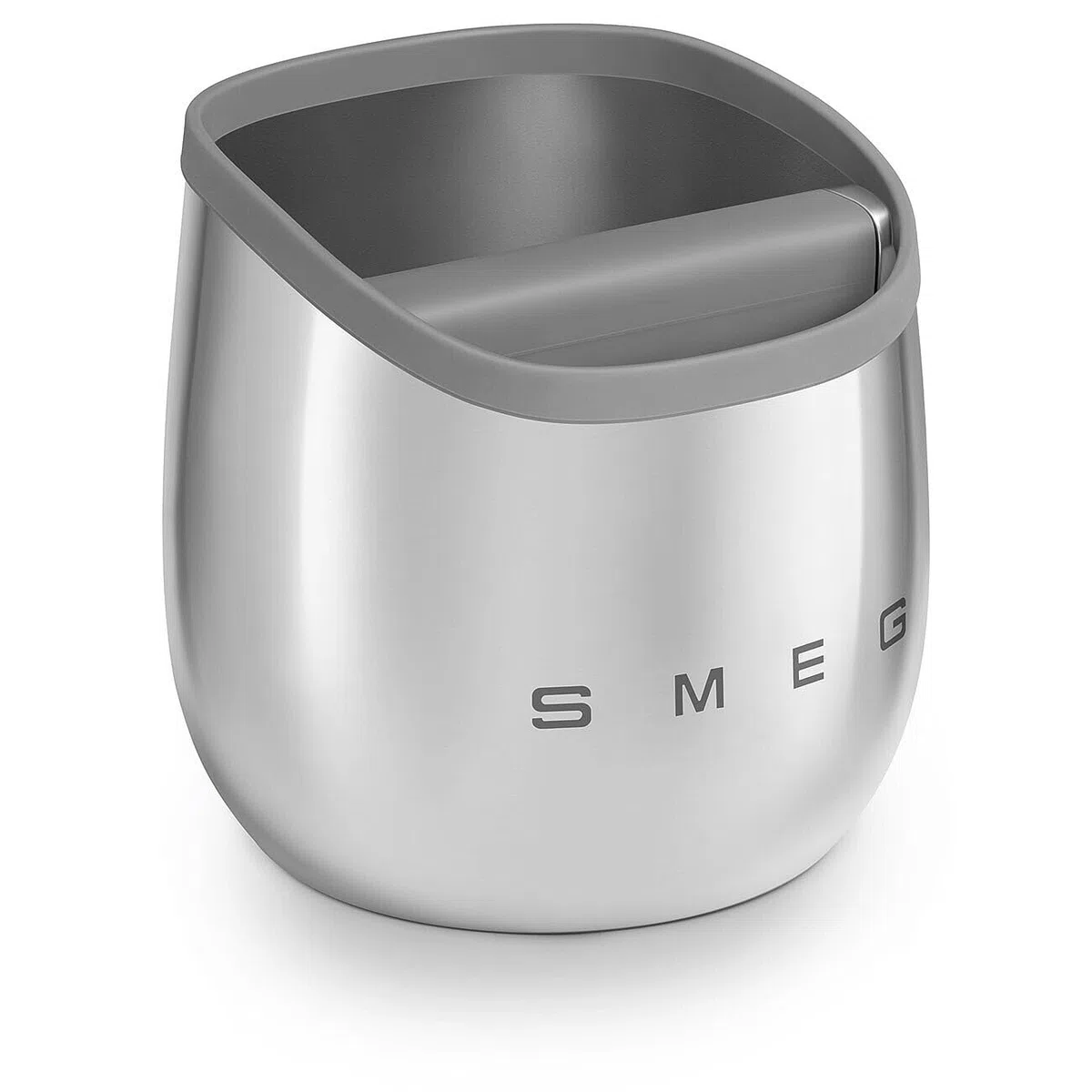 Smeg, Battifondi per Macchine da Caffè ECKB01, Acciaio Lucido, 126x125x130 mm