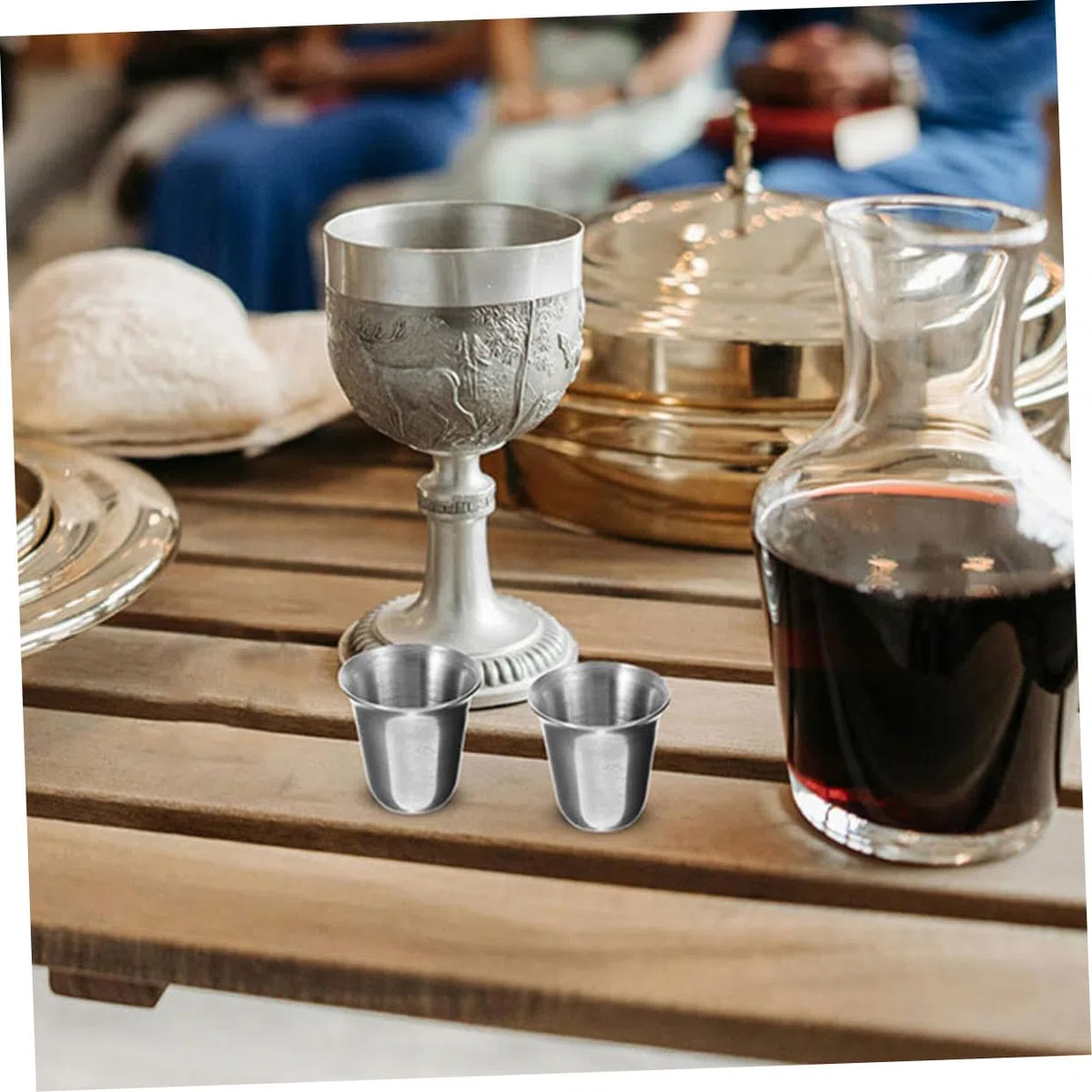 IMIKEYA 10 Pezzi Calice Forniture Comunione Tazze Da Pittura Tazze Da Comunione Bicchieri Da Cocktail Tazza D'acqua Tazza Di Comunione Tazze Impilabili Tazza Da Cena Tazza