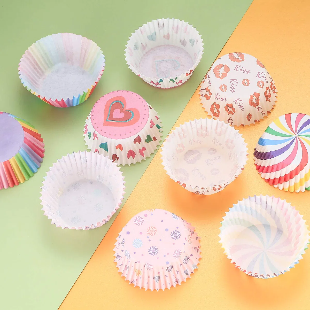 600 Pirottini di Carta per Cupcake, Muffin e Pasticcini - Coppette da Forno per Torta, Cioccolatini, Dessert - Ideali per Compleanni e Feste