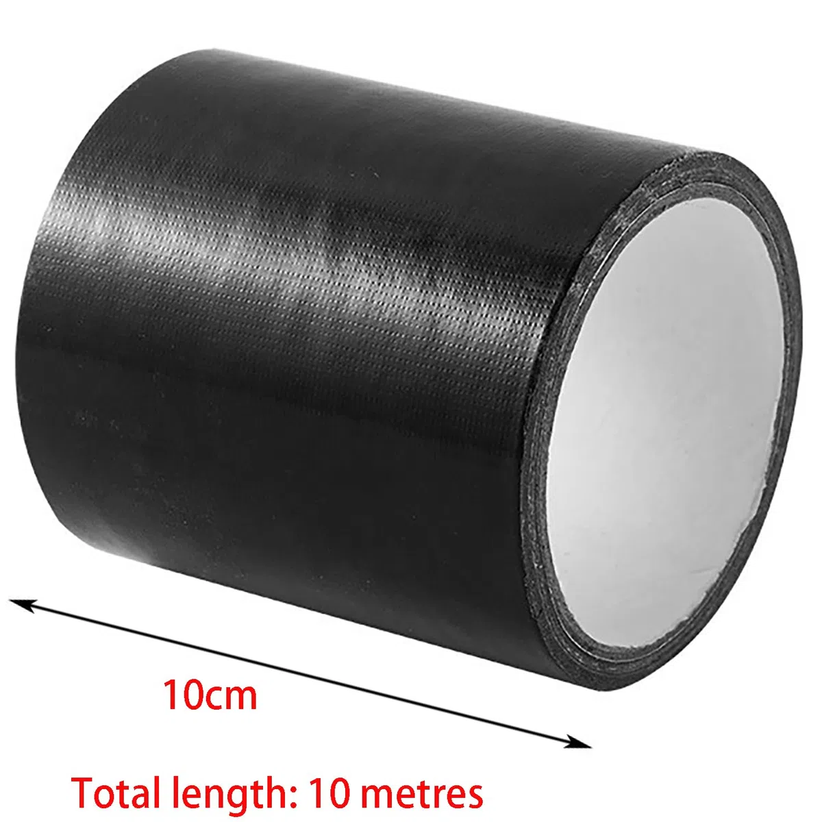 Pelle Adesiva Per Riparazioni - Nero, 1 Rotolo, 10cmx 10m, Kit la Riparazione Della Sintetica Autoadesiva, Toppe Autoadesive, Ripara Divano Sedili Dell'auto Mobili Divani Borse